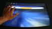 Curved menus on recessed TFT screens