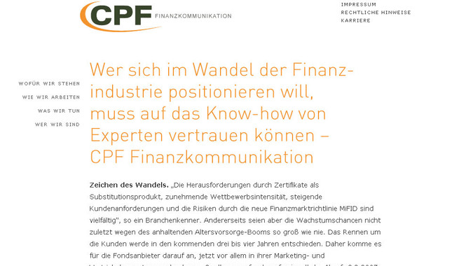 CPF Finanzkommunikation