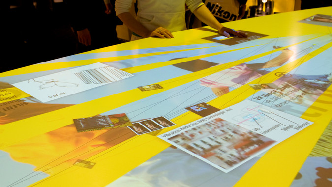 Interactive Nikon Media Table